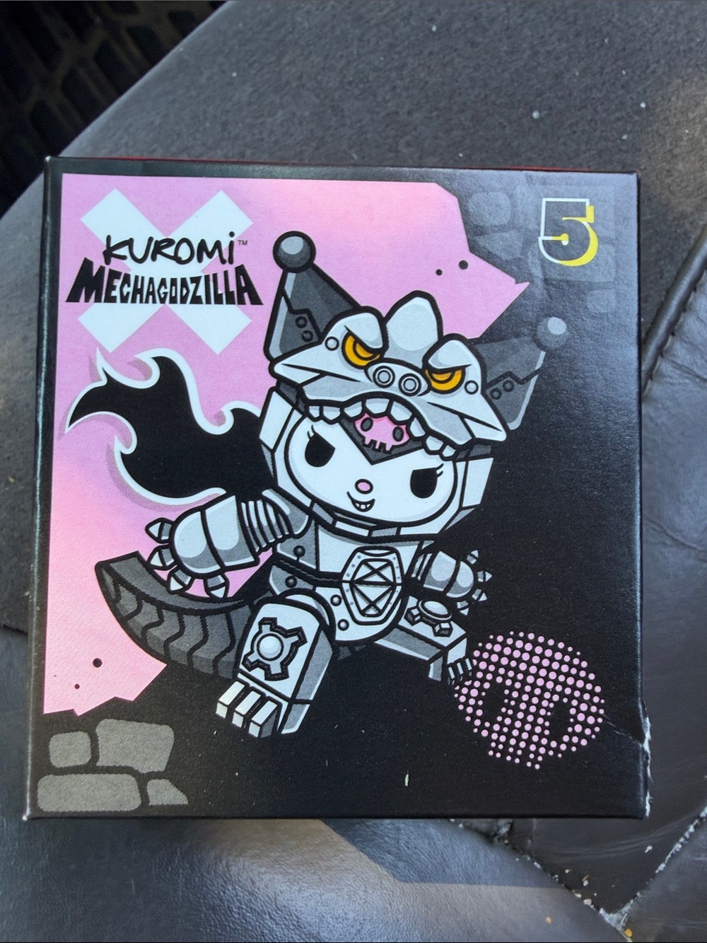 McDonald's Kuromi Mechagodzilla Toy Box - Pink & Black Artwork